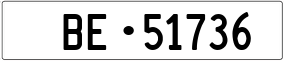 Truck License Plate
